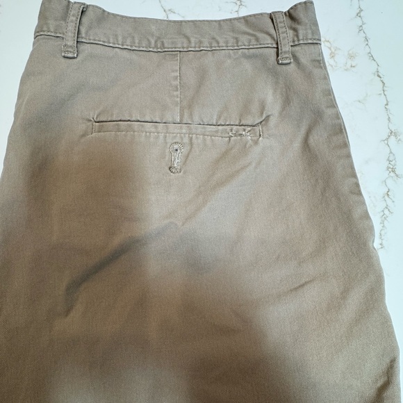 Michael Kors Men's Khaki Flat Front Shorts - Picture 4 of 5